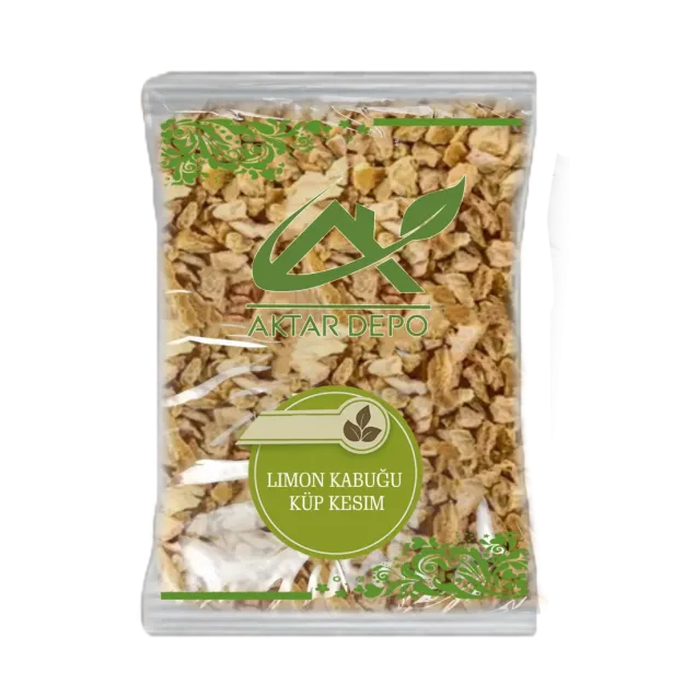 Limon Kabuğu Küp Kesim