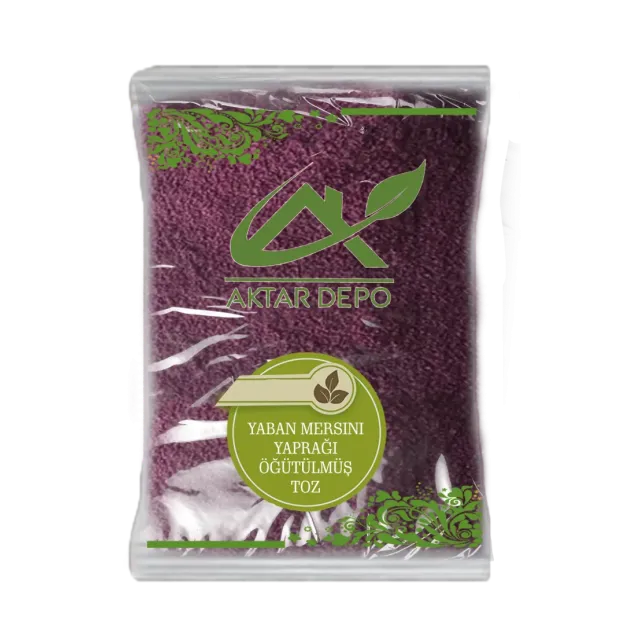 Yaban Mersini Yaprağı Öğütülmüş Toz