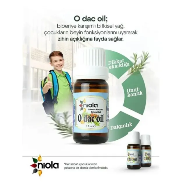 Niola Odac Oil 10 Ml Odaklanma Yağı