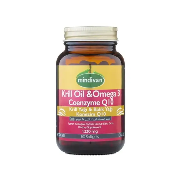 Mindivan Krill Oil&omega3&coq10 60 Kapsül