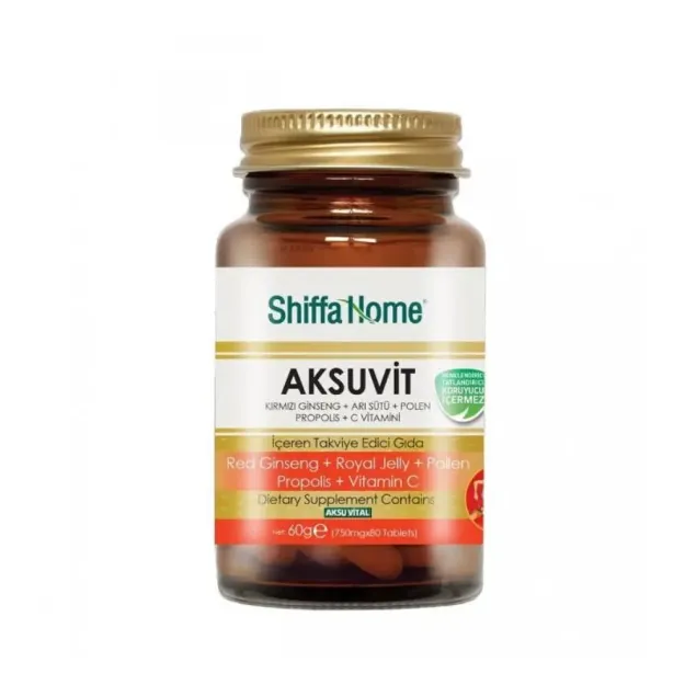 Shf Aksuvit Ginseng+royal Jel+pol.prop.cvit Tablet 80'li