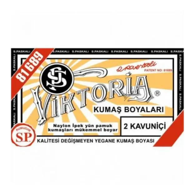 02 Kumaş Boyası Viktoria  Kavuniçi