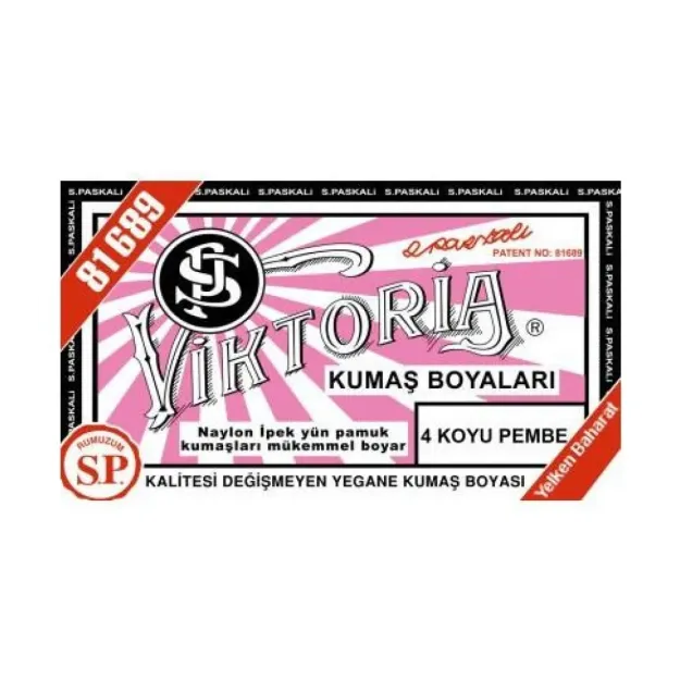 04 Kumaş Boyası Viktoria Koyu Pembe