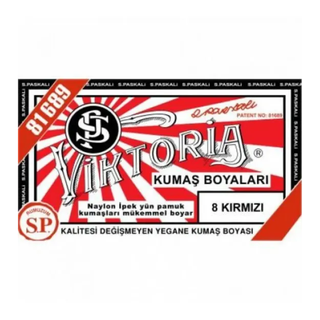 08 Kumaş Boyası Viktoria Kırmızı