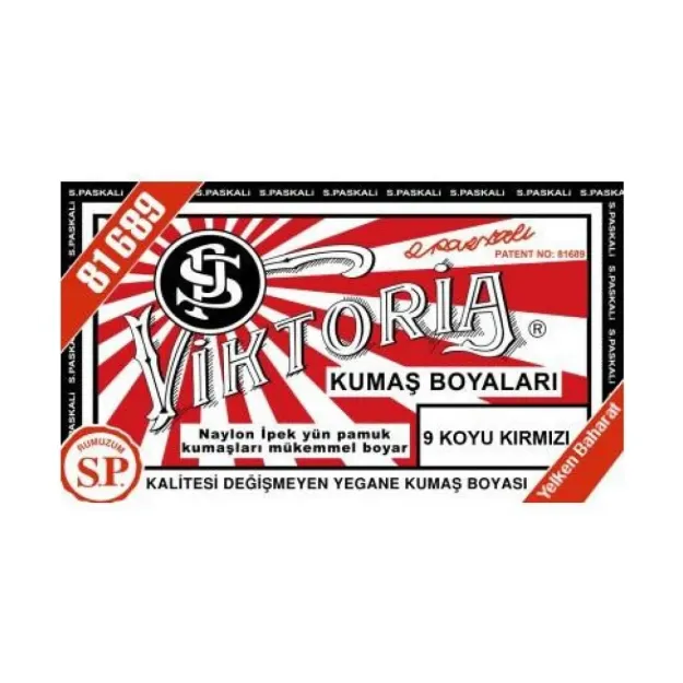 09 Kumaş Boyası Viktoria K.kırmızı