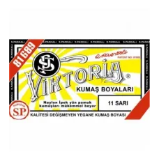 11 Kumaş Boyası Viktoria Sarı