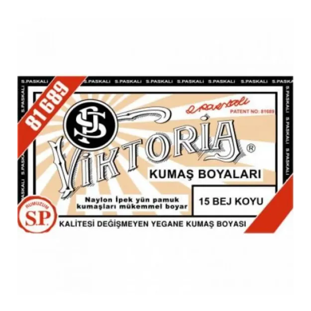 15 Kumaş Boyası Viktoria Bej Koyu