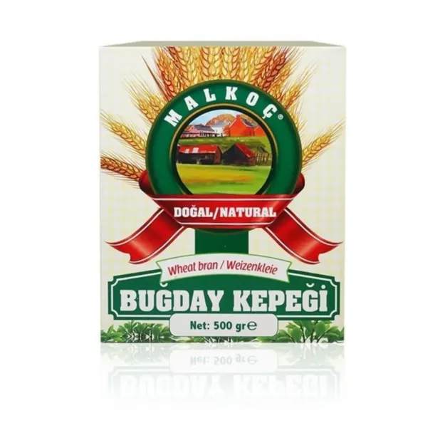 Malkoç Buğday Kepeği 500 Gr 12'li