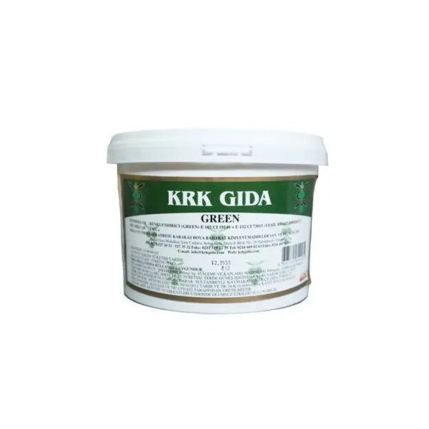 Dökme Gıda Boyası Açık Yeşil E102+e132
