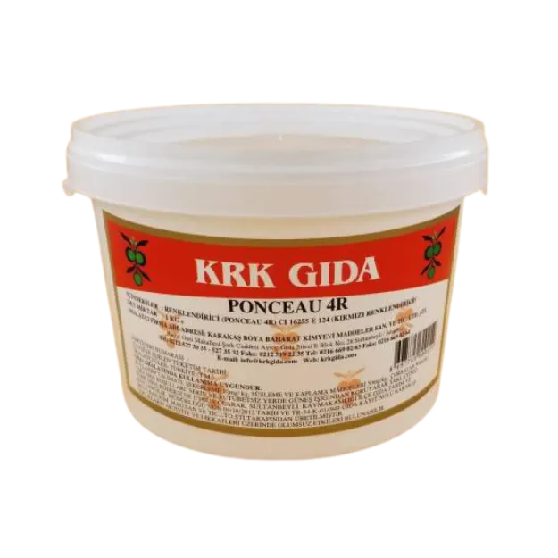 Dökme Gıda Boyası Kırmızı Ponceau 4r