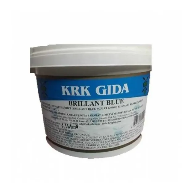Dökme Gıda Boyası Mavi E133 Brillant Blue