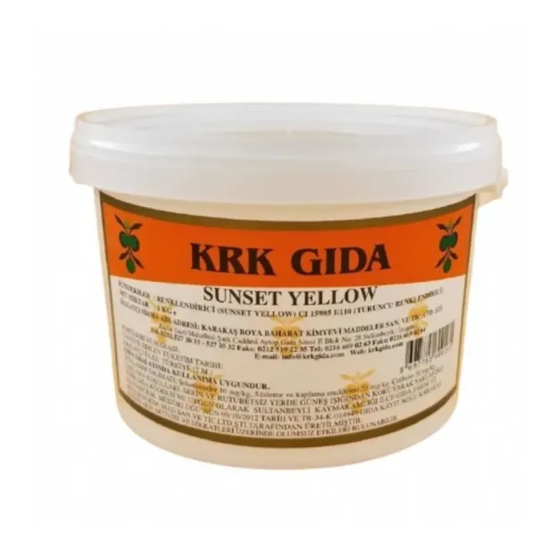 Dökme Gıda Boyası Turuncu Sunset Yellow E110