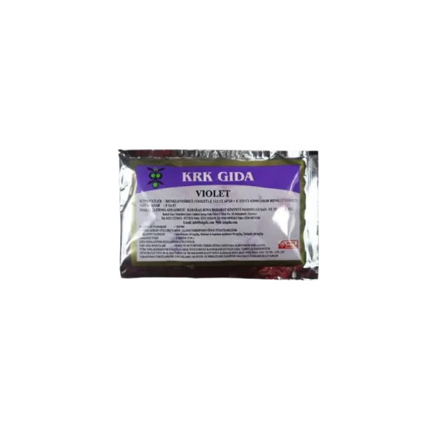 Krk Gıda Boyası Mor Violet E122+e133